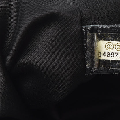 Chanel Glazed Calfskin Large On The Road Tote Black 8 of 17