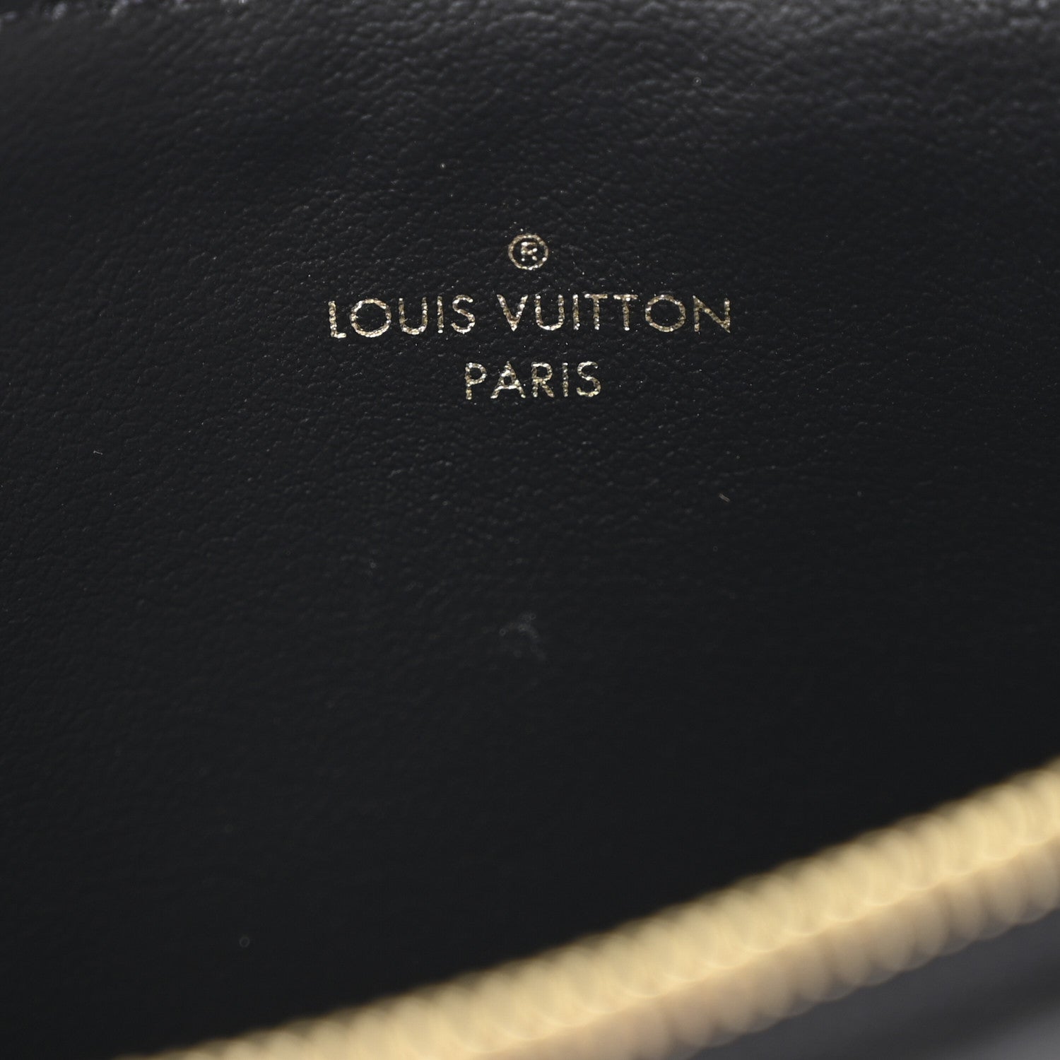 Louis Vuitton Empreinte Felicie Chain Wallet Zippered Insert Black 6 of 7