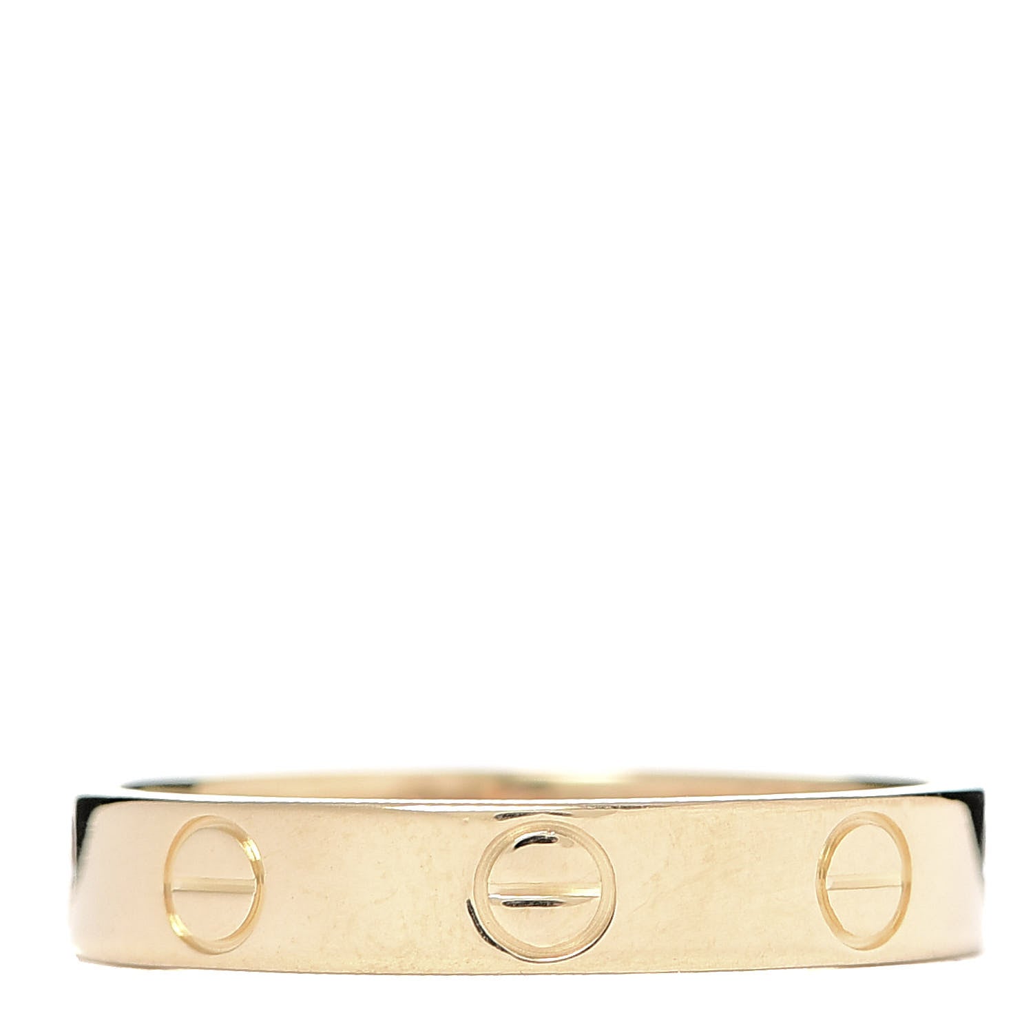 Cartier 18K Yellow Gold 3.5mm LOVE Wedding Band Ring 52 6 1 of 4