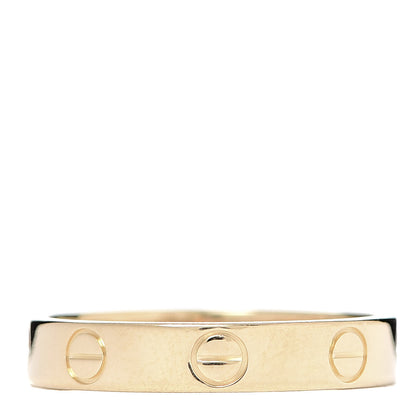 Cartier 18K Yellow Gold 3.5mm LOVE Wedding Band Ring 52 6 1 of 4