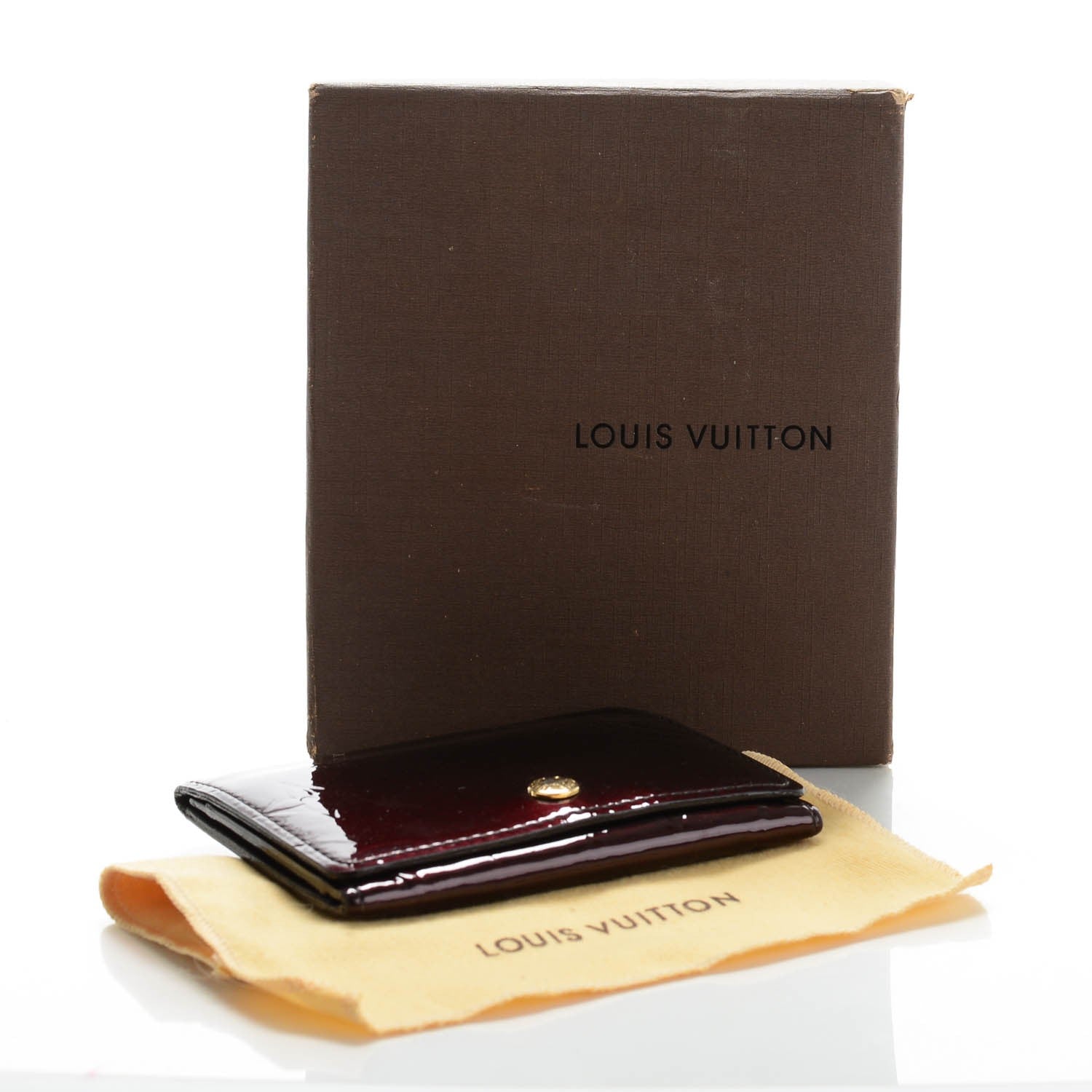 Louis Vuitton Vernis Business Card Holder Amarante 4 of 7