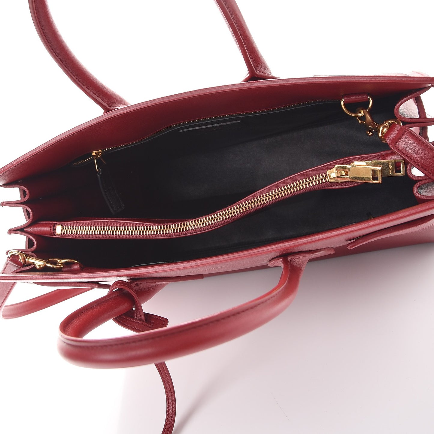 Calfskin Small Sac De Jour Oxblood