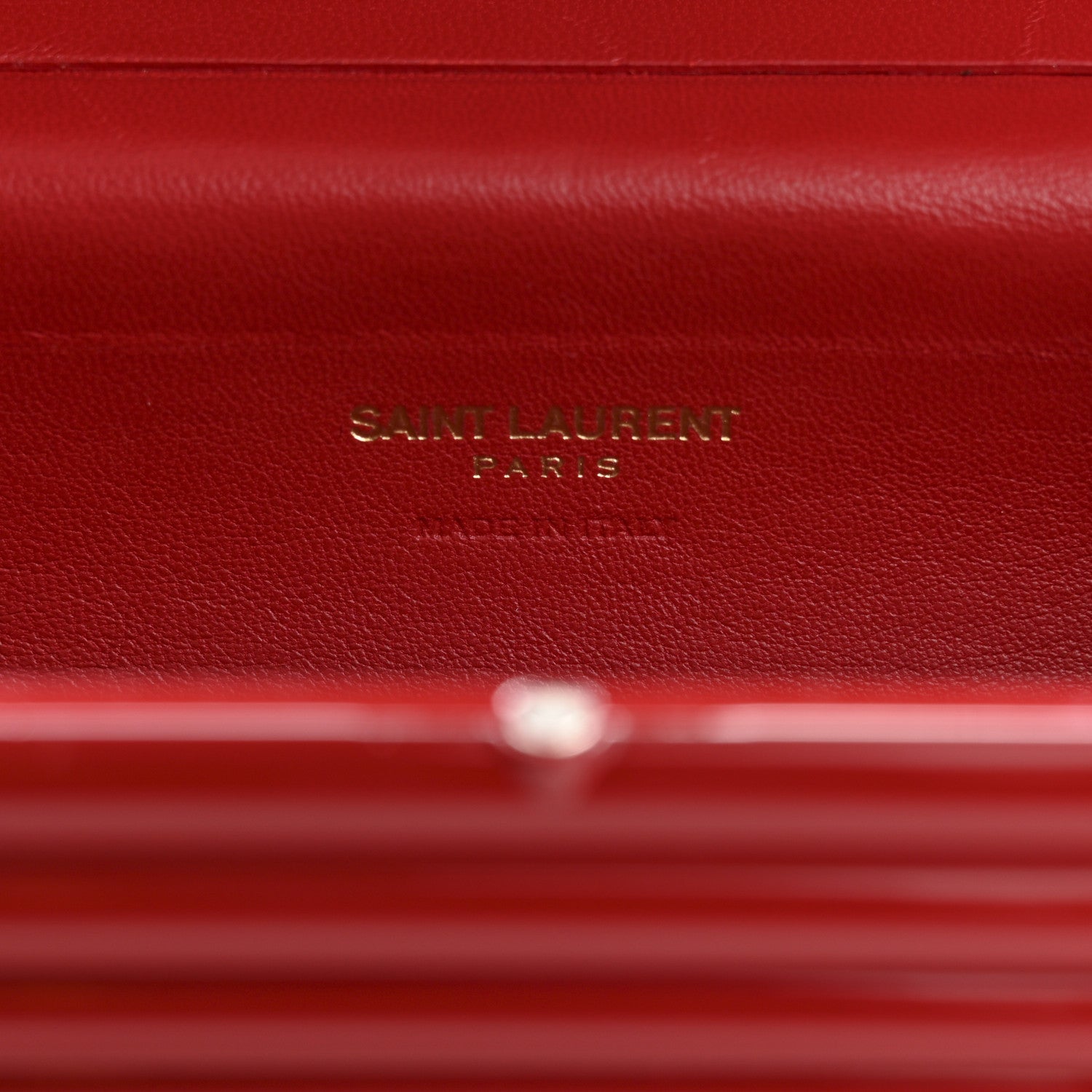 Saint Laurent Ribbed Plexiglass Lambskin Fringe Monogram Opium Box Bag Red 6 of 11