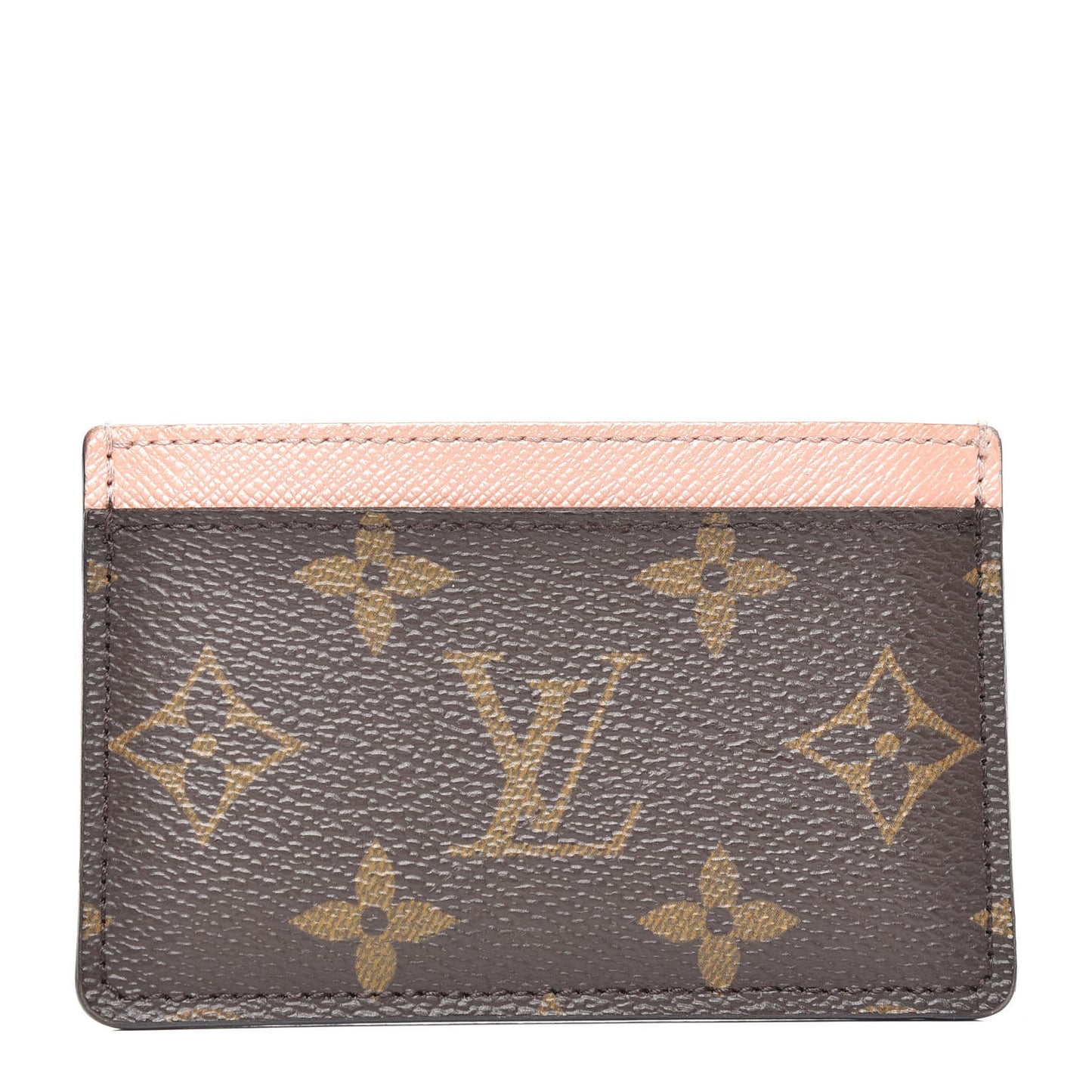 Monogram Card Holder Rose Nacre