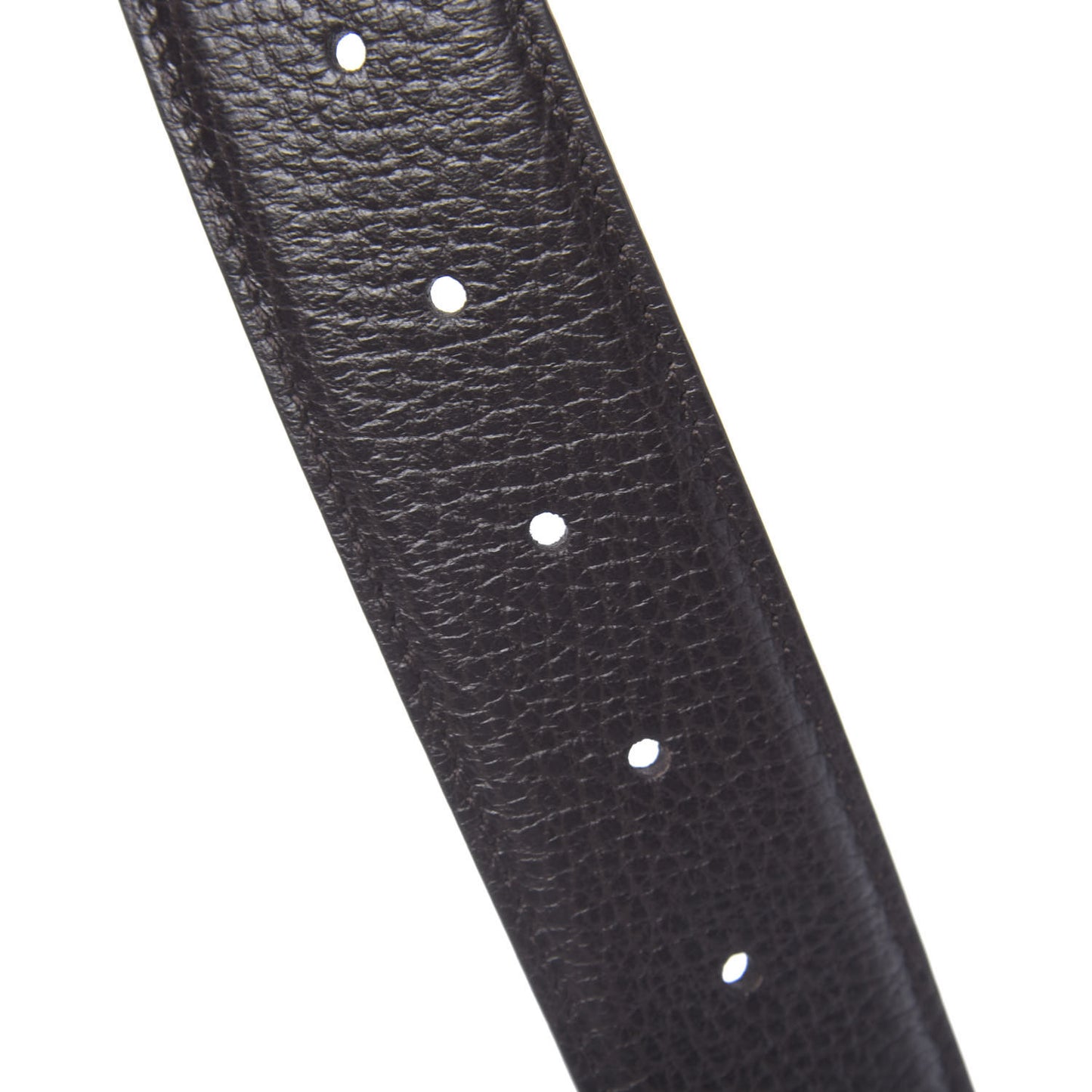 Dollar Calfskin Interlocking G Belt 85 34 Dark Brown