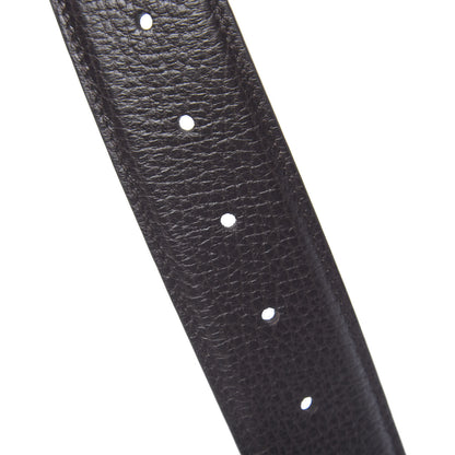Gucci Dollar Calfskin Interlocking G Belt 85 34 Dark Brown 4 of 5