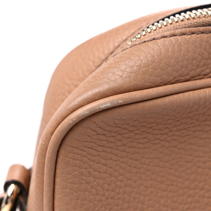 Gucci Pebbled Calfskin Small Soho Disco Bag Camelia 14 of 16