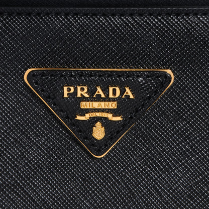 Prada Saffiano Lux Double Zip Executive Tote Nero Black 10 of 10
