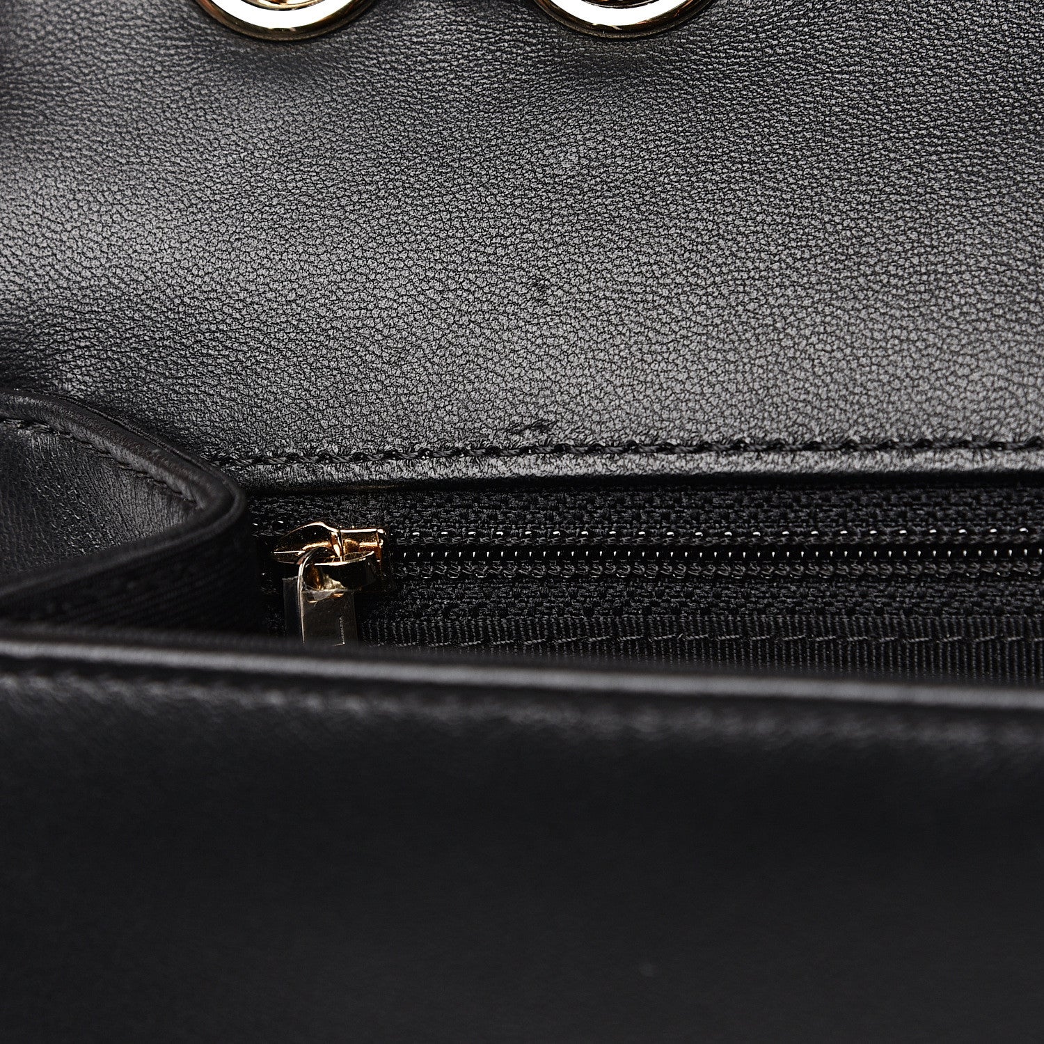 Chanel Lambskin Chevron Quilted Flap Black 10 of 13