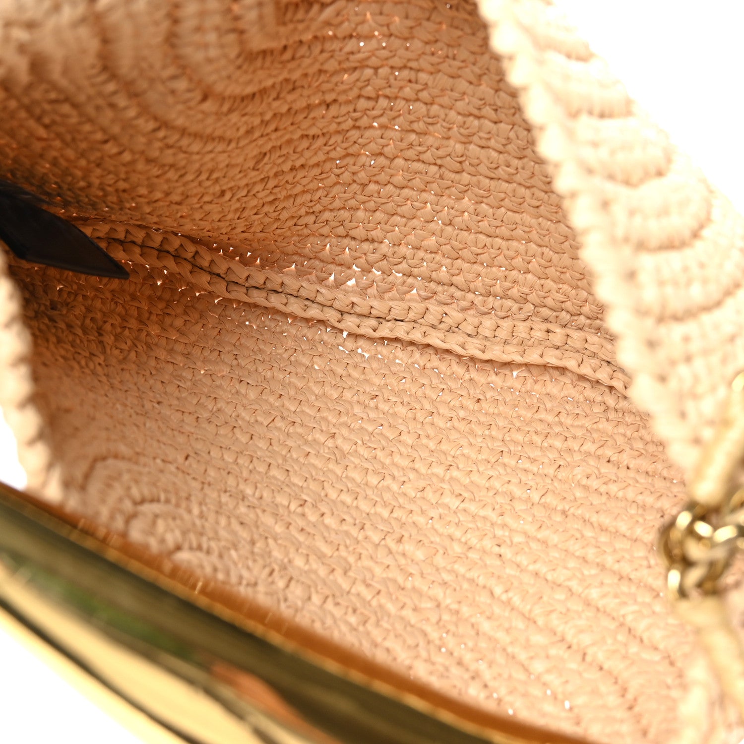Bottega Veneta Raffia Crochet Sardine With Chain Bag Natural Fondant 5 of 11