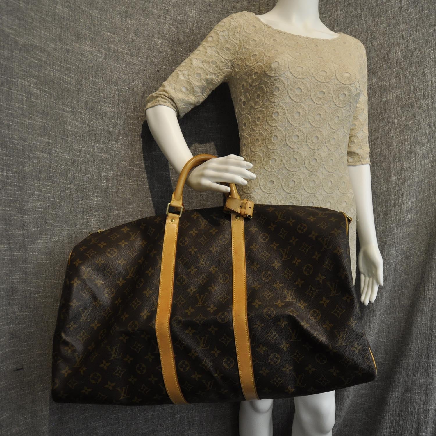 Louis Vuitton Monogram Keepall 55 2 of 9
