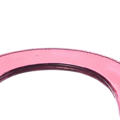Christian Dior Metallic Patent Micro-Cannage Mini Lady Dior Fuchsia 10 of 14