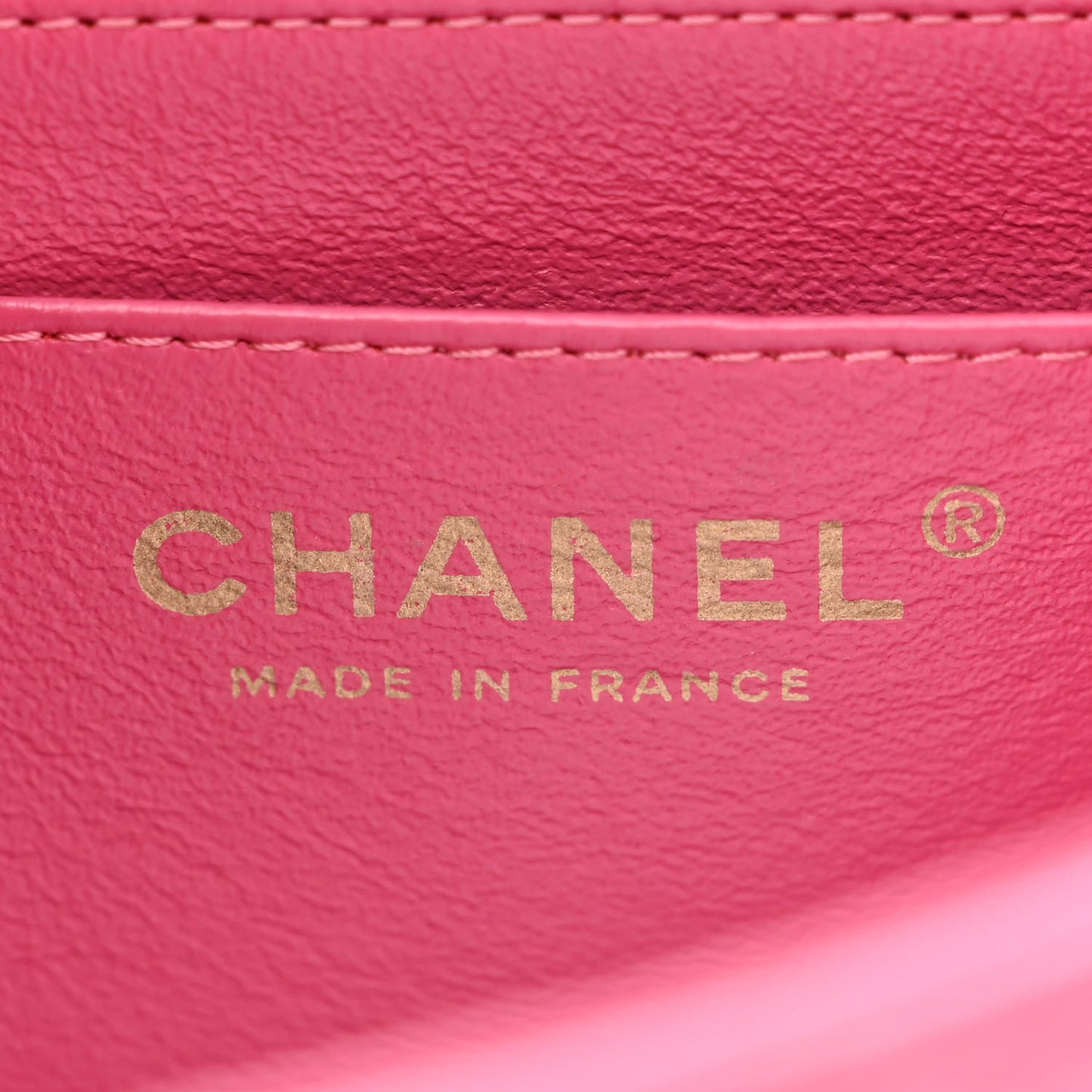 Lambskin Quilted Mini Square Flap Pink