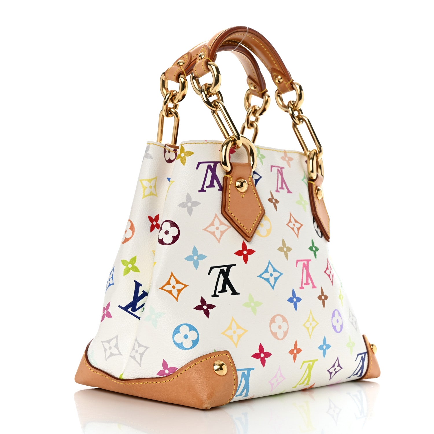 Louis Vuitton Monogram Multicolor Audra White 2 of 10