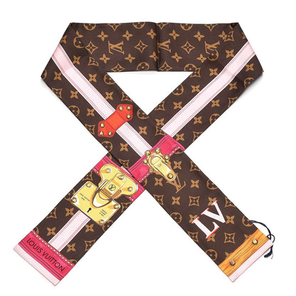 Louis Vuitton Silk Monogram Summer Trunks Bandeau Brown 1 of 5