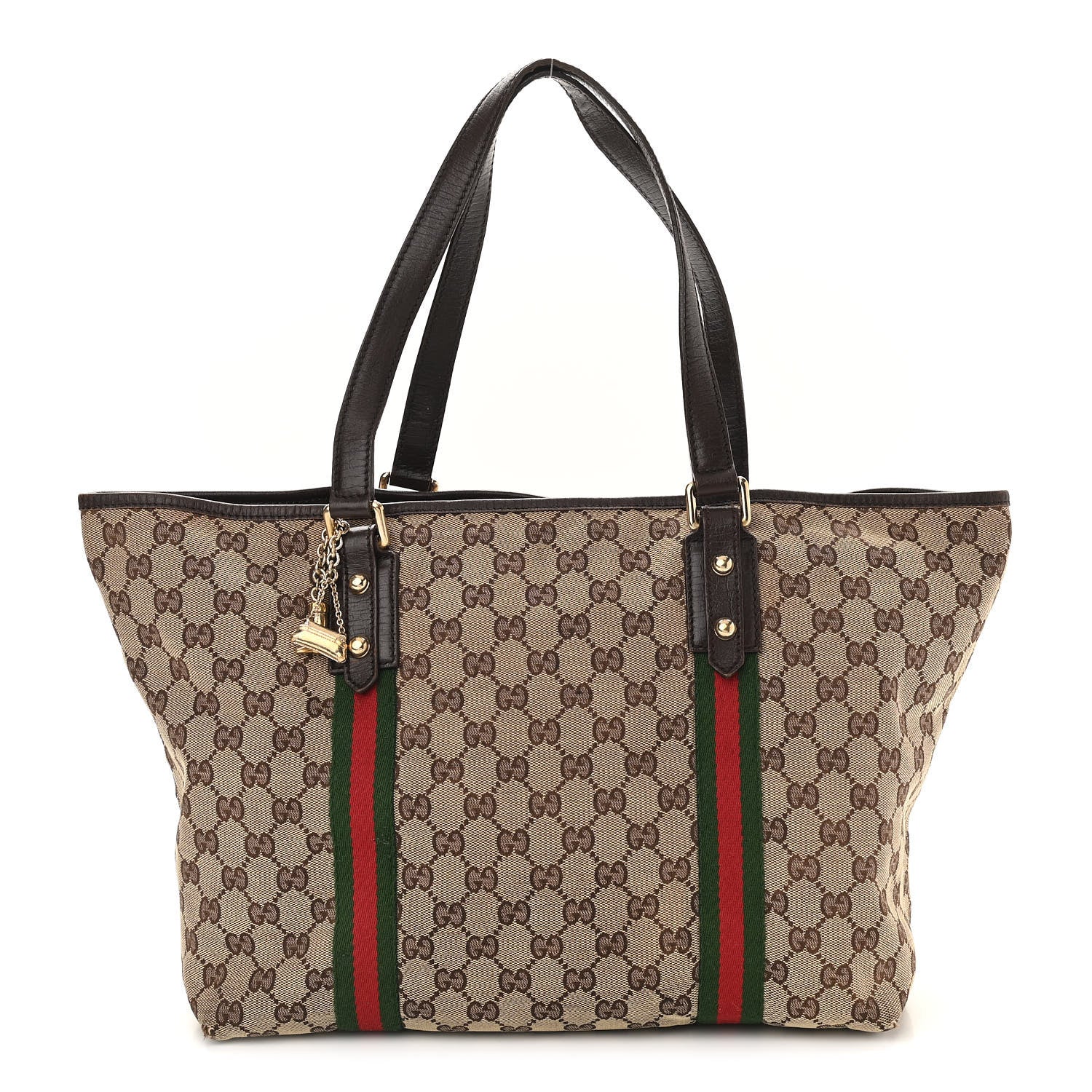 Gucci Monogram Large Jolicoeur Tote Brown 1 of 11