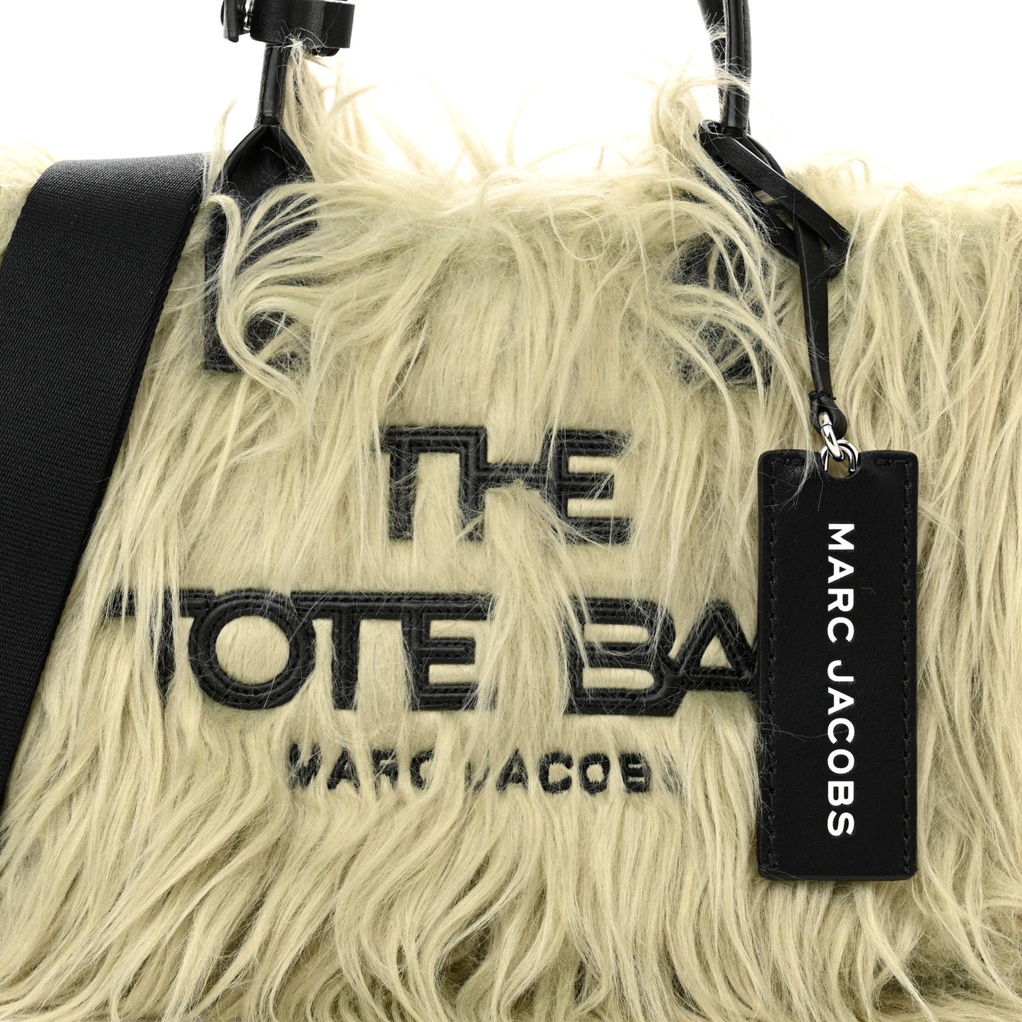 Faux Fur Mini The Creature Tote Bag Pistachio