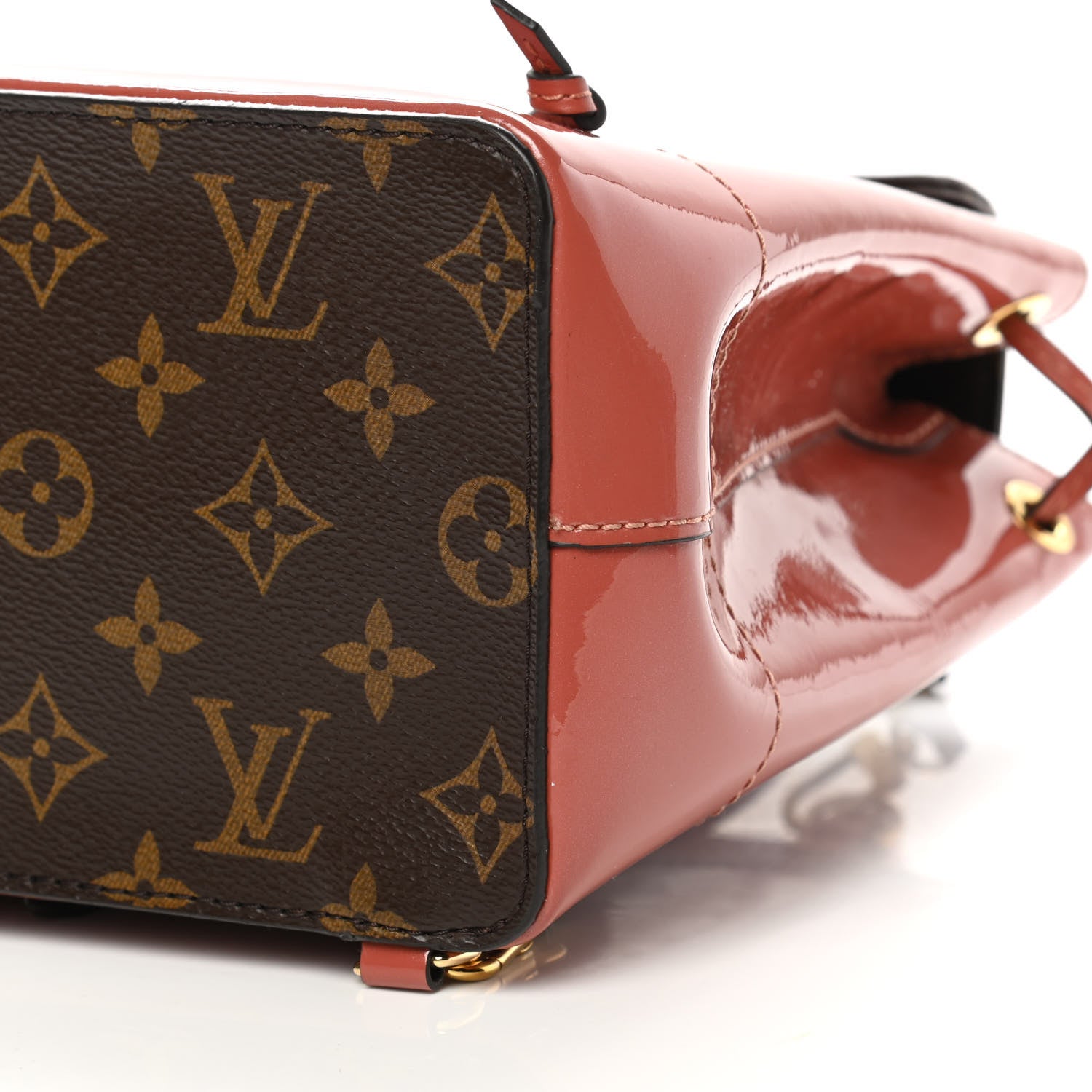 Louis Vuitton Patent Monogram Hot Springs Backpack Vieux Rose 10 of 16