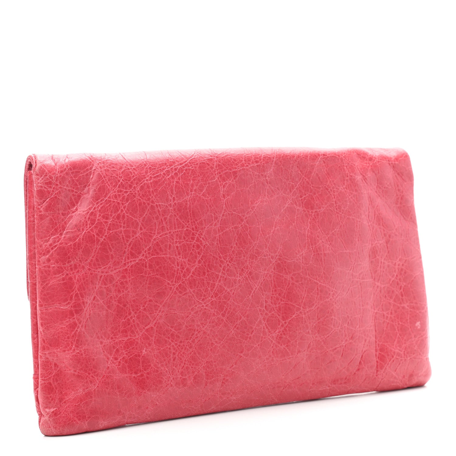 Balenciaga Agneau Giant 12 Gold Hardware Envelope Clutch Rose Thulian 2 of 8
