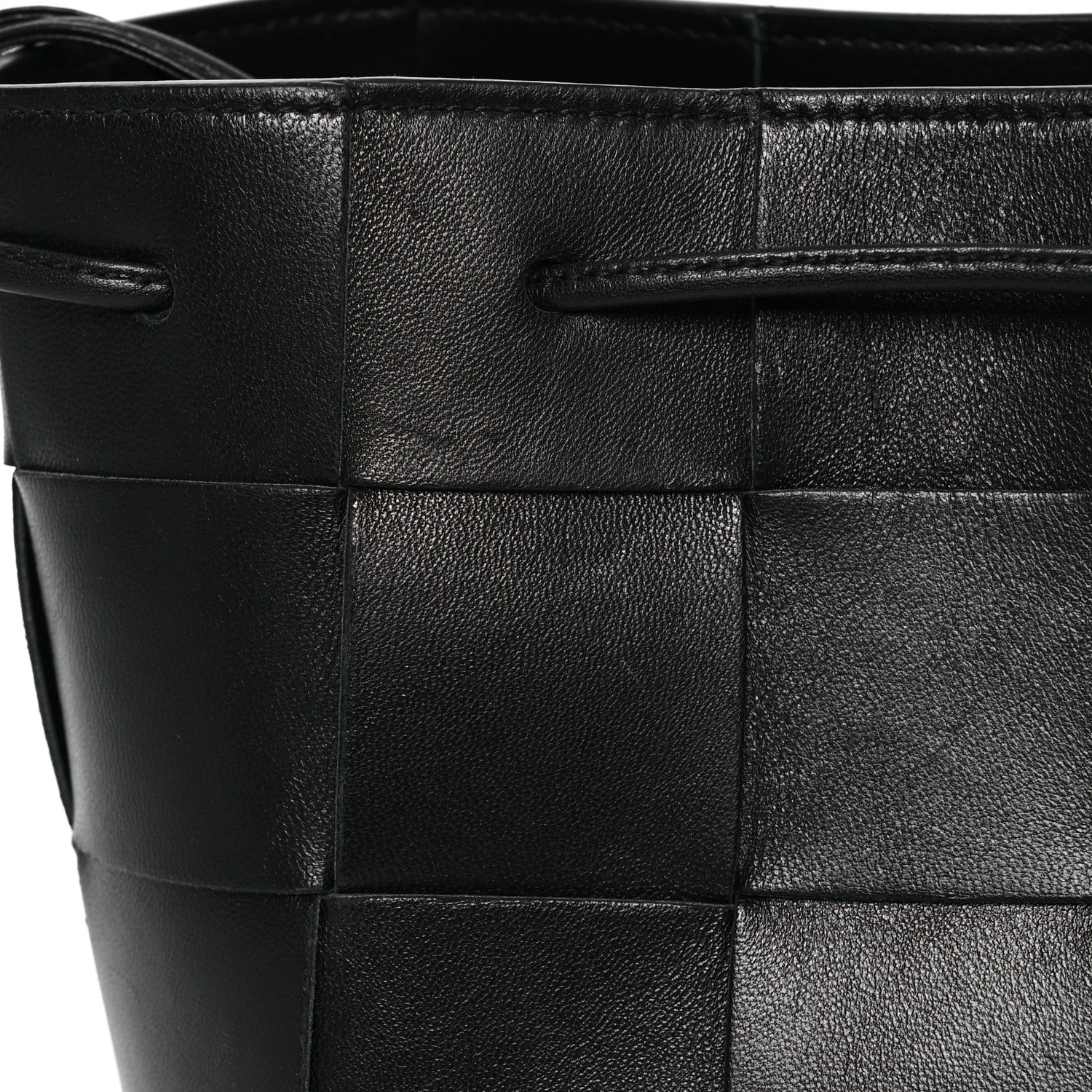 Bottega Veneta Nappa Maxi Intrecciato Small Cassette Bucket Bag Black 11 of 11