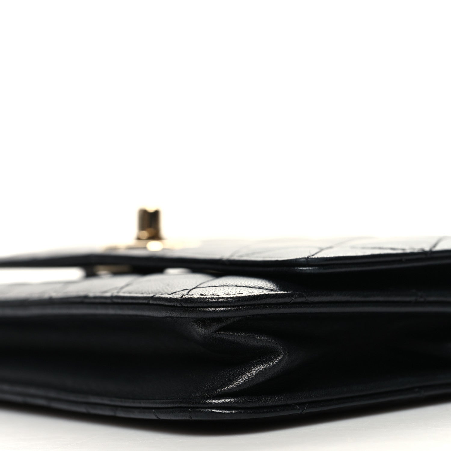 Chanel Lambskin Quilted Trendy CC Wallet On Chain WOC Black 11 of 13