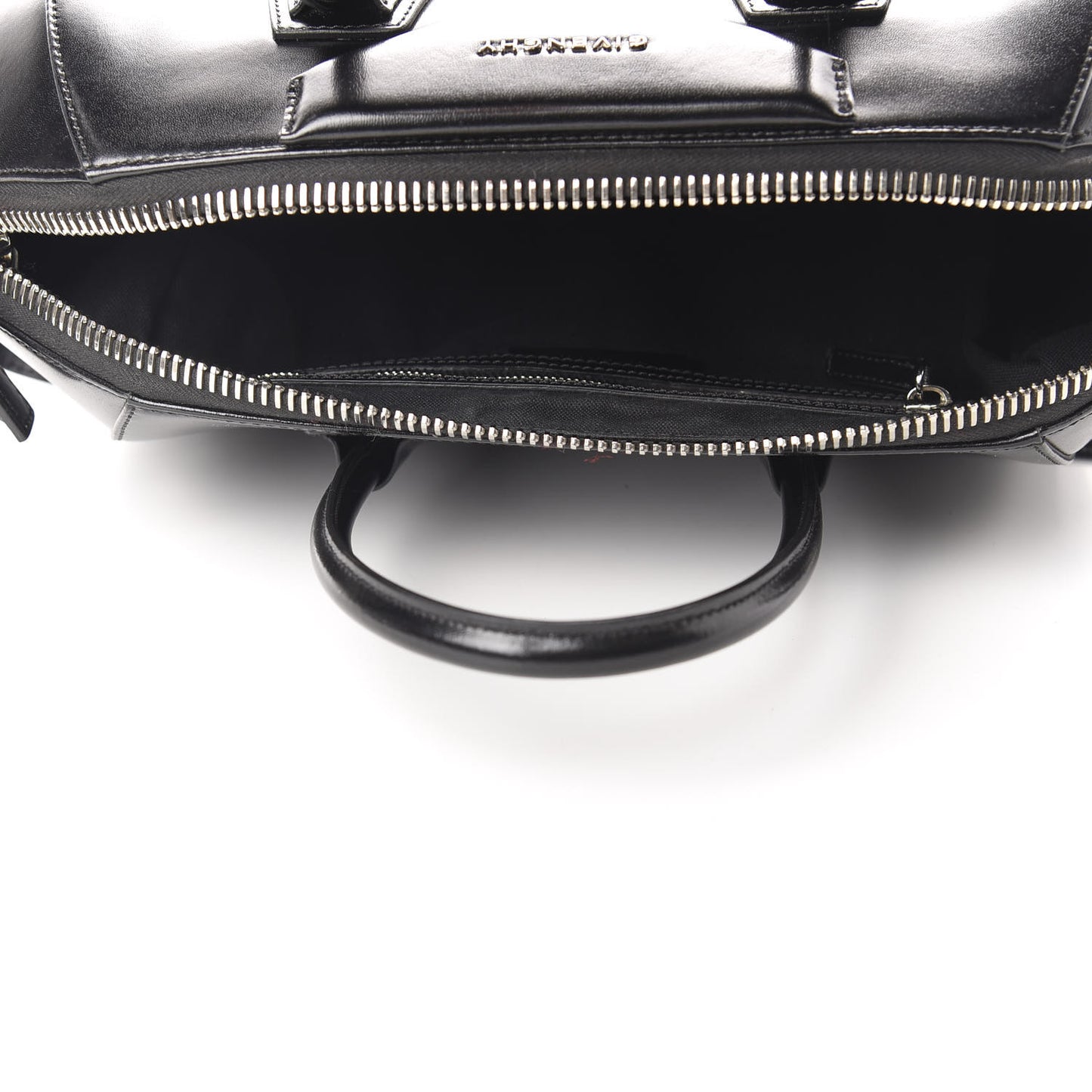 Shiny Lord Calfskin Medium Antigona Black
