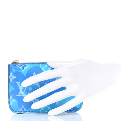Louis Vuitton Vernis Valentine Key Pouch Light Blue 2 of 8