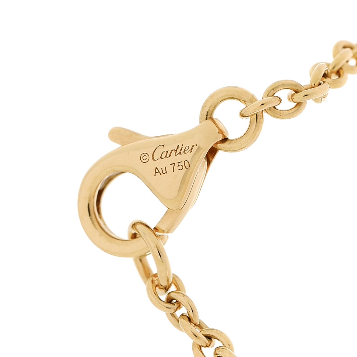 18K Yellow Gold Interlocking LOVE Bracelet