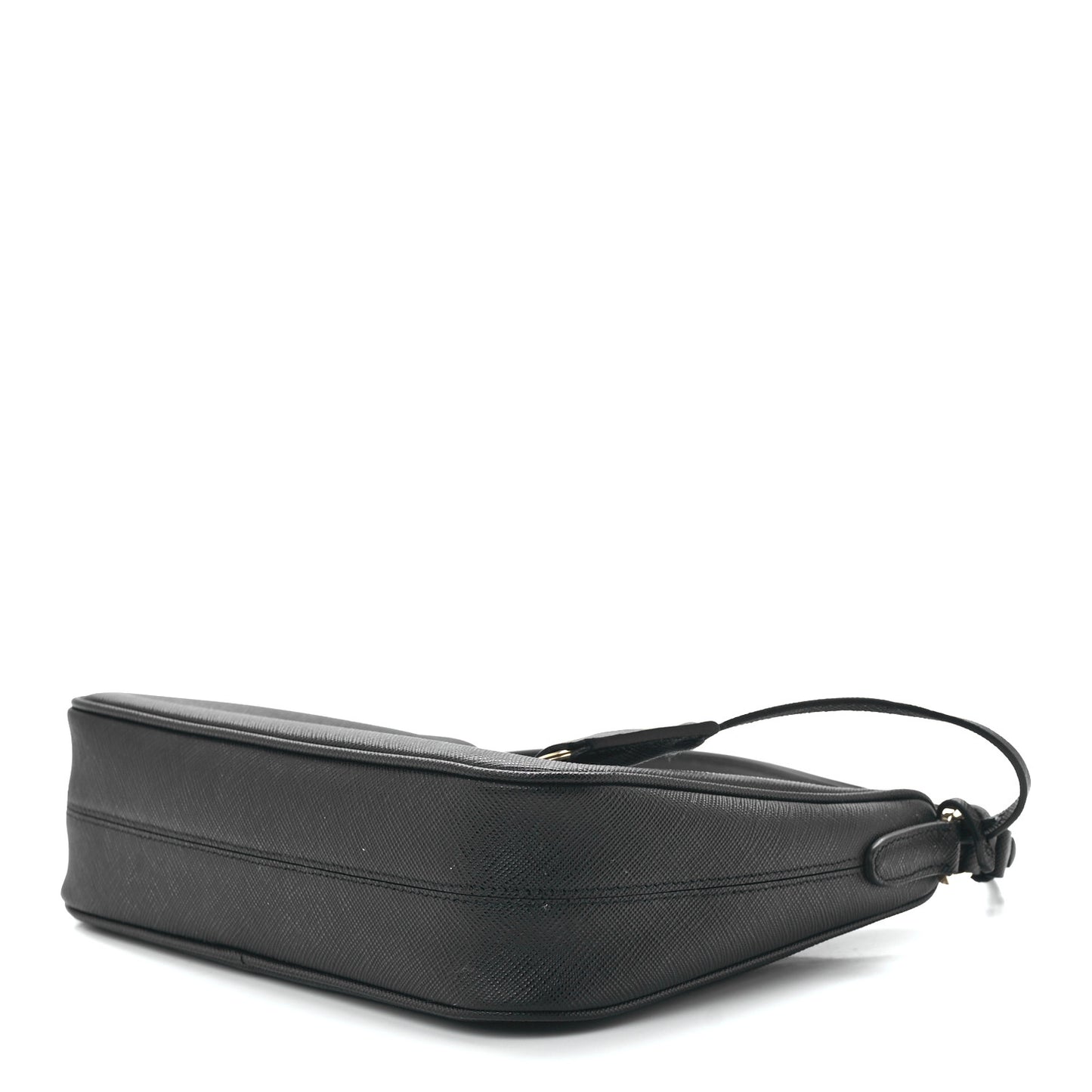 Saffiano Lux Mini Re-Edition Shoulder Bag Black