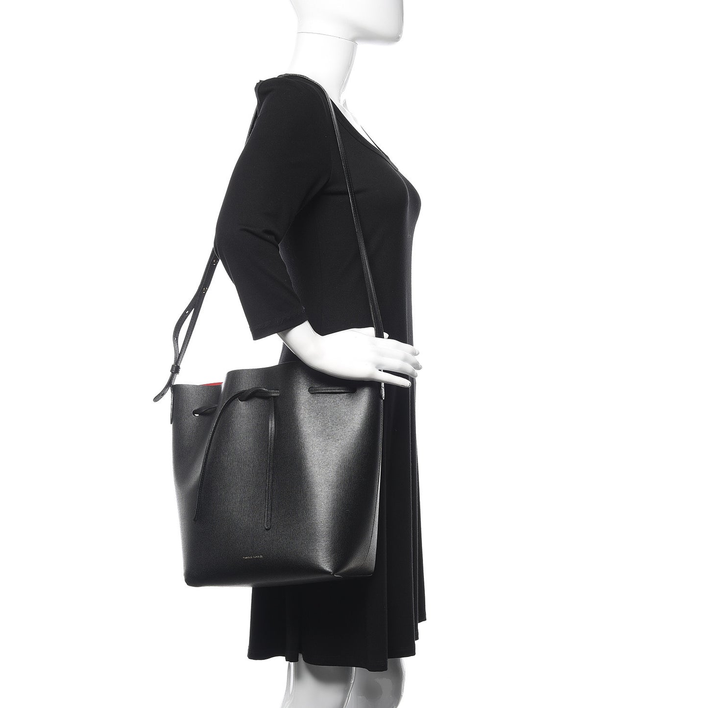 Saffiano Bucket Bag Black Flamma