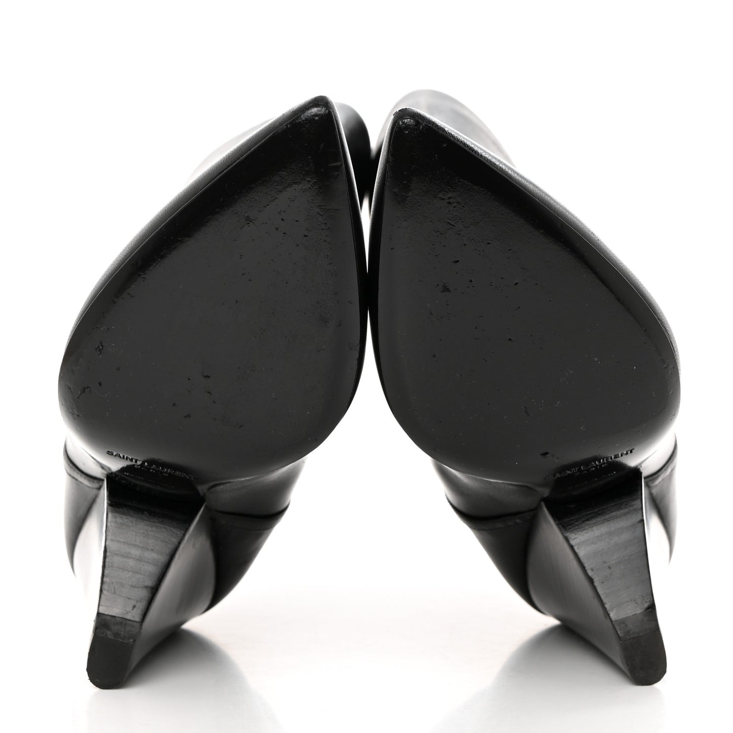 Calfskin Liz 85 Wedge Booties 36 Black