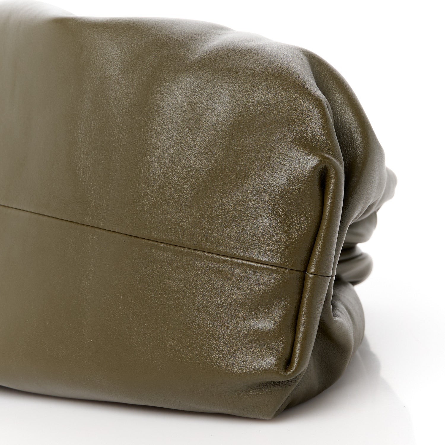 Bottega Veneta Smooth Butter Calf The Pouch Oversized Clutch Mud 11 of 11