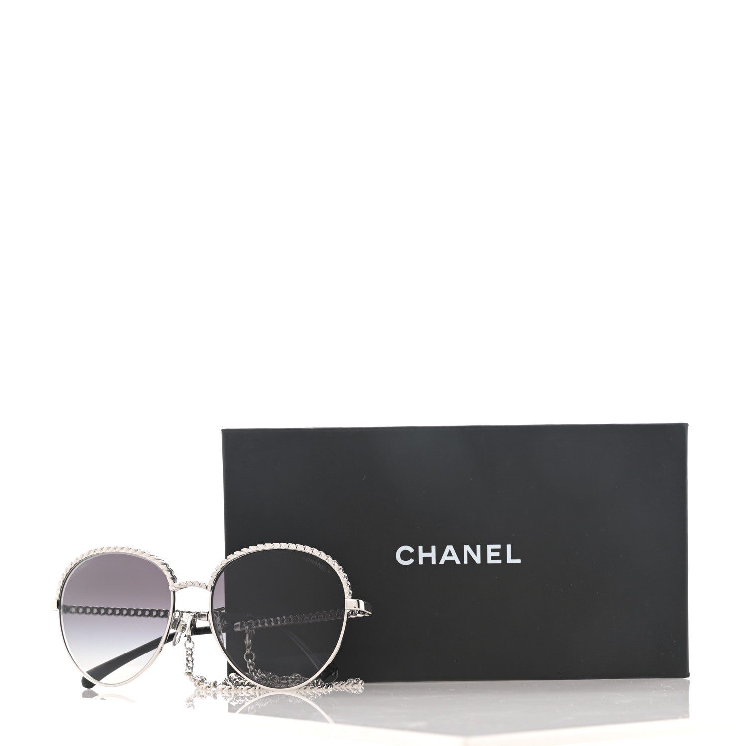 Chanel Chain Pantos Sunglasses 4242 Grey 9 of 9