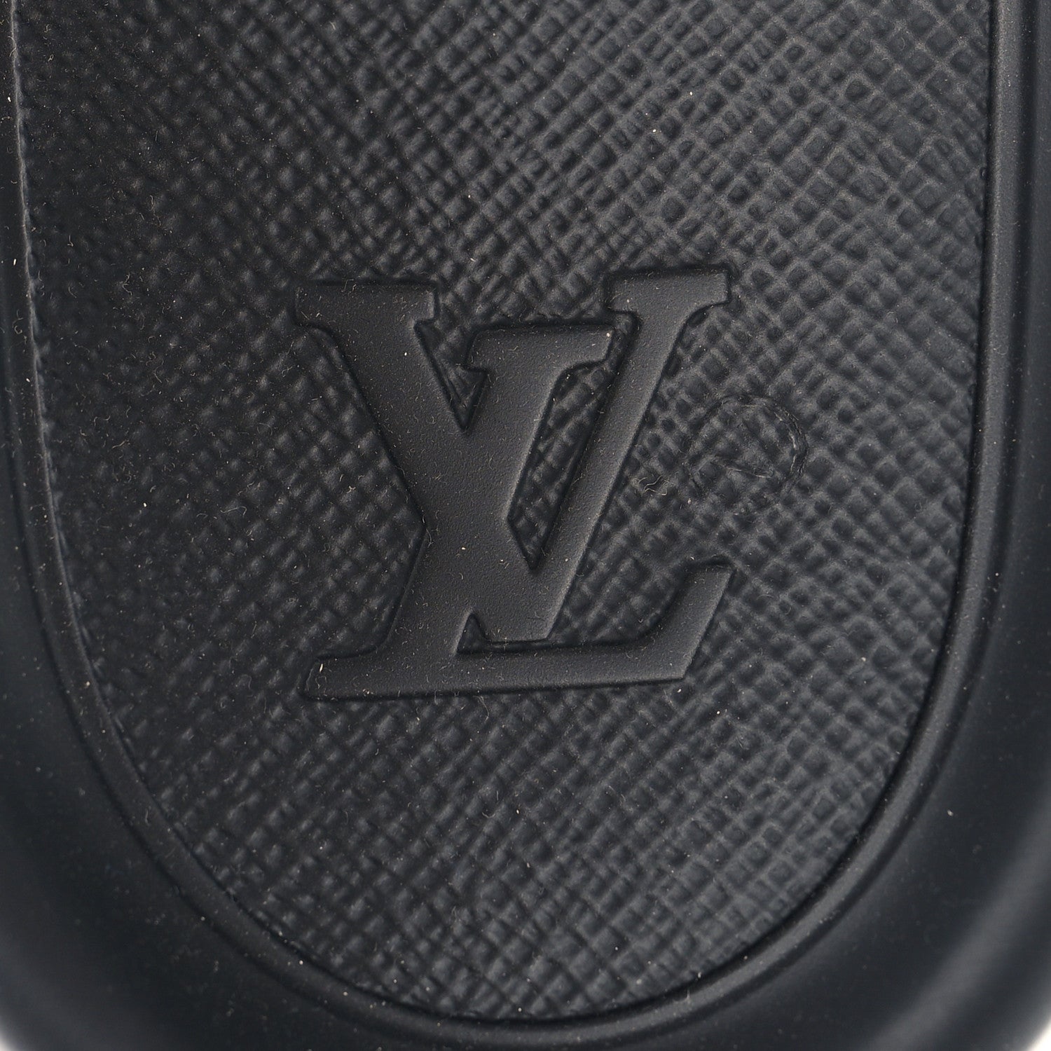 Louis Vuitton Rubber Monogram Eclipse Mens Waterfront Mules 12 Black 8 of 8