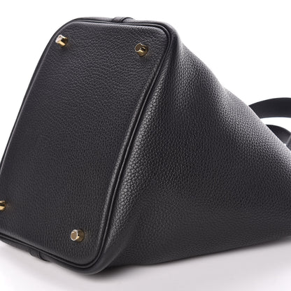 Hermes Taurillon Clemence Picotin Lock 22 MM Black 7 of 11