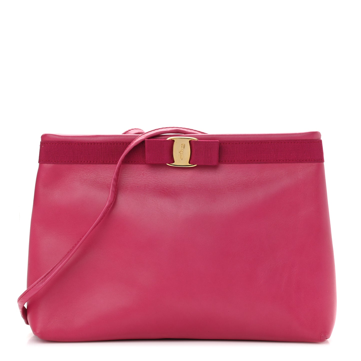 Smooth Calfskin Vara Bow Crossbody Pink