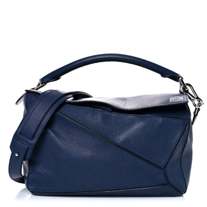 Loewe Calfskin Medium Puzzle Bag Marine 1 of 29