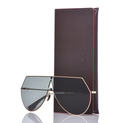Fendi Metal Mirrored Eyeline Sunglasses FF 0193/S Matte Rose Gold 8 of 8