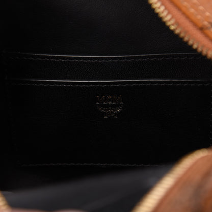 MCM Visetos Side Stud X-Mini Stark Backpack Cognac 8 of 9