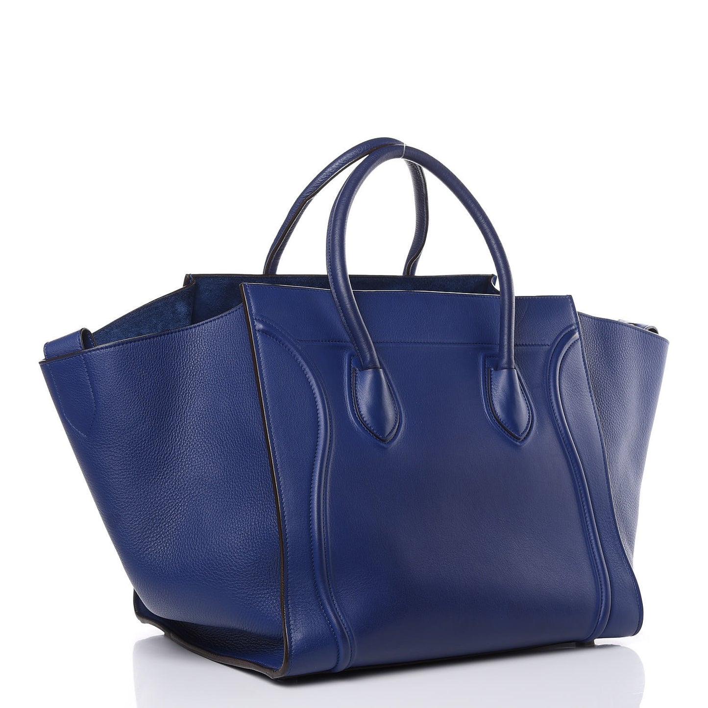 Supple Calfskin Medium Phantom Luggage Indigo
