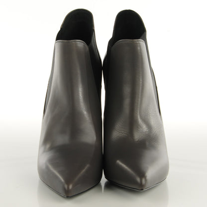 Saint Laurent Calfskin Classic Paris Chelsea 105 Ankle Boots 42 Earth 2 of 6