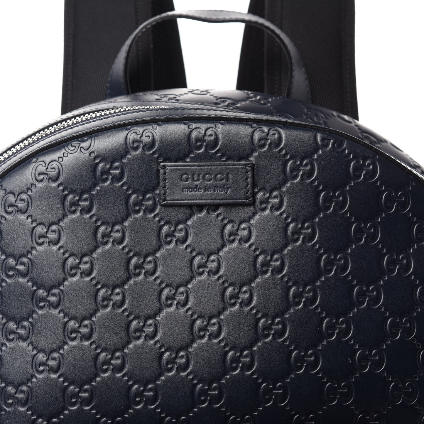 Guccissima Signature Day Backpack Blue