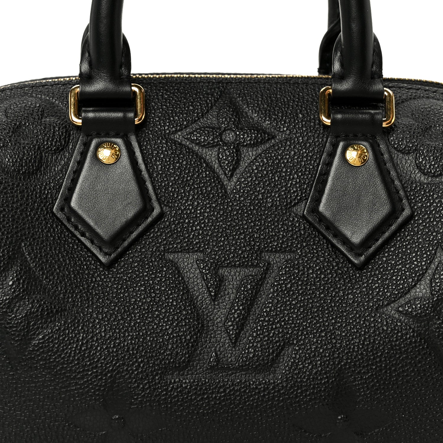 Louis Vuitton Empreinte Monogram Giant Speedy Bandouliere 20 Black 8 of 10