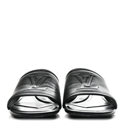 Louis Vuitton Lambskin Magnetic Mules 35 Black 3 of 10