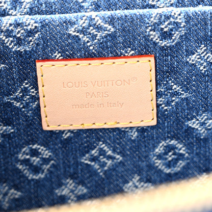 Louis Vuitton Monogram Denim Nice Mini Vanity Blue 6 of 7