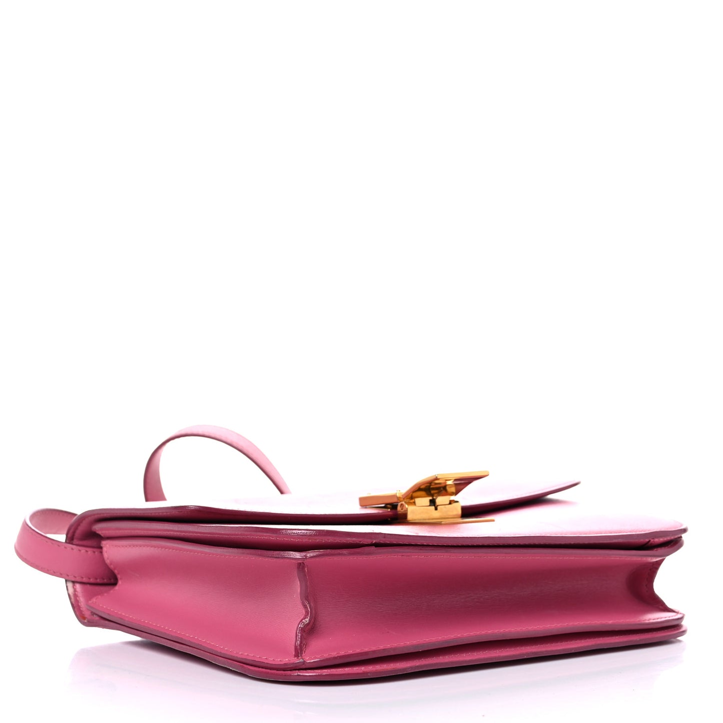 Smooth Calfskin Medium Classic Box Flap Bag Pink