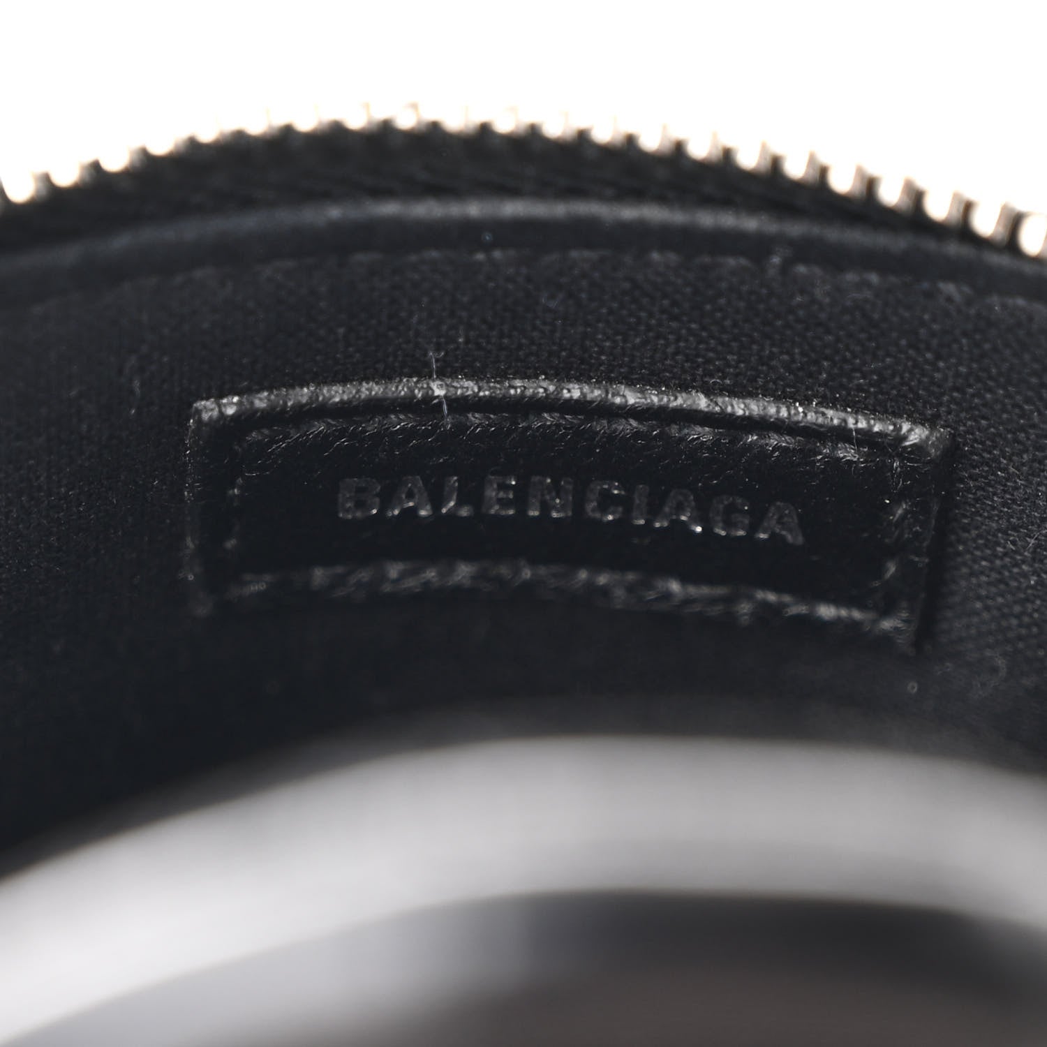 Balenciaga Shiny Calfskin Logo Crocodile Embossed Mini Ville Top Handle Bag Black 6 of 11