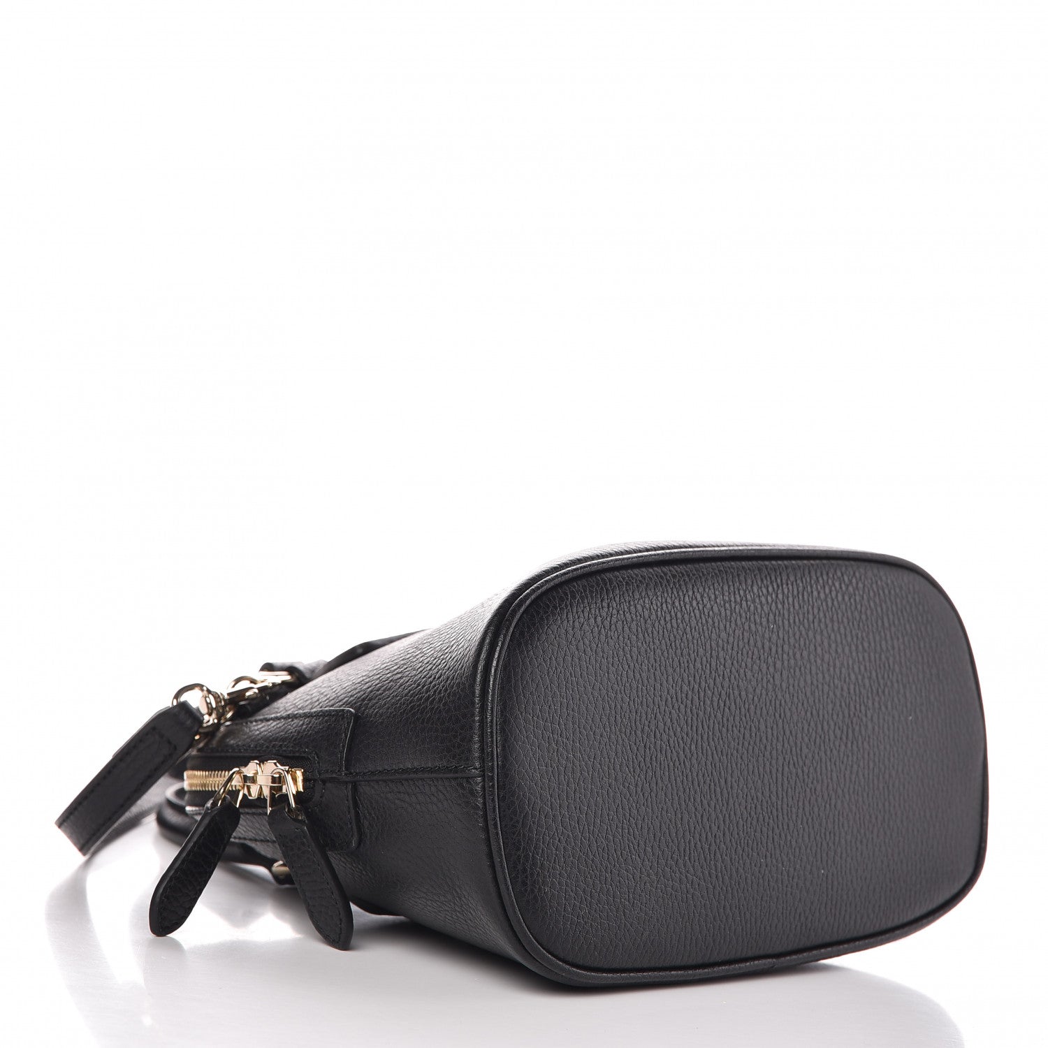 Gucci Dollar Calfskin Small GG Charm Dome Bag Black 4 of 7