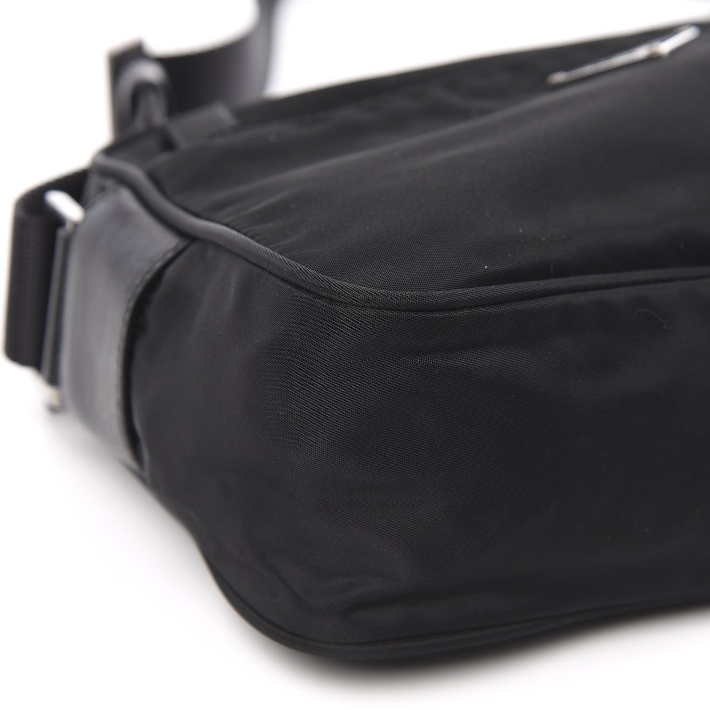 Tessuto Nylon Crossbody Bag Black