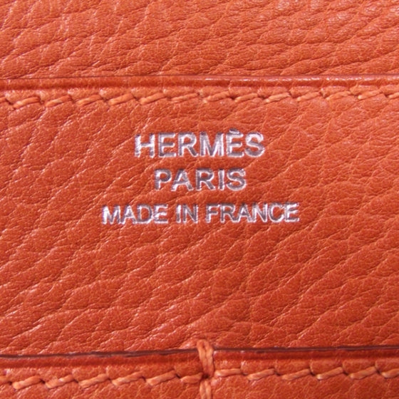 Togo Dogon Compact Wallet Orange